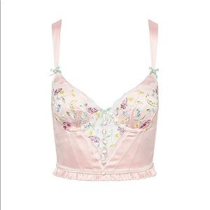 For Love and Lemons Pink Bustier